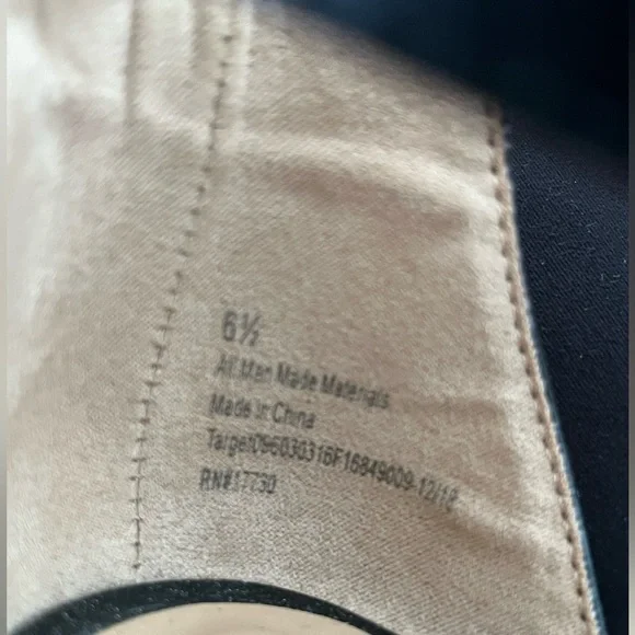 a new day Black Wedge Sandals, size 6.5 - Picture 7 of 7